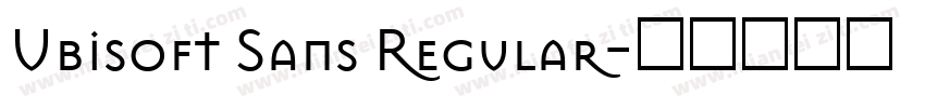 Ubisoft Sans Regular字体转换